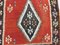 Türkischer Vintage Kelim-Teppich mit 130 bumsenbedrucktem Shabby-Gewebe aus Wolle 7
