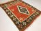 Türkischer Vintage Kelim-Teppich mit 130 bumsenbedrucktem Shabby-Gewebe aus Wolle 4