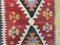 Vintage Turkish Narrow Country Home Decor Kilim Runner Rug 7