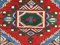 Vintage Turkish Kazak Handmade Oriental Wool Rug, Image 8