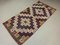 Vintage Turkish Wool Shabby Chic Kilim Runner Rug 4