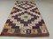 Vintage Turkish Wool Shabby Chic Kilim Runner Rug 3