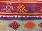 Small Vintage Turkish Shabby Chic Kilim Runner Rug 7