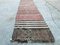 Vintage Turkish Narrow Shabby Chic Kilim Runner Rug, Image 1