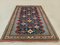 Vintage Shirvan Blue & Red Kazak Rug 2