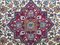 Handgefertigter orientalischer Vintage Kashan Teppich aus naturbelassenem Wollstoff in Woll-Optik 7