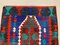 Small Vintage Turkish Boho Kilim Rug 8