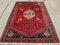 Handgeknüpfter Vintage Shiraz Teppich aus traditionellem Nahen Osten aus Wolle 4