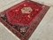 Handgeknüpfter Vintage Shiraz Teppich aus traditionellem Nahen Osten aus Wolle 2