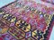 Grand Tapis Kilim Country Home Vintage en Laine, Turquie 6