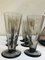 Art Deco Smoked Glass Juice Set, 1920s, Set of 7 2