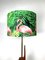 Mid-Century Wooden Floor Lamp with Flamingo Shade, 1960s, Image 4