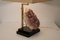 Lámpara de mesa belga en amatista, años 70, Imagen 7