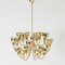 Brass Chandelier by Hans Bergström for Ateljé Lyktan, 1940s 2