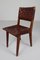 Woven Leather Model No. 666 Side Chairs by Jens Risom for Knoll, 1940s, Set of 2 12