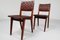 Woven Leather Model No. 666 Side Chairs by Jens Risom for Knoll, 1940s, Set of 2 20