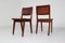 Woven Leather Model No. 666 Side Chairs by Jens Risom for Knoll, 1940s, Set of 2 15