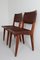 Woven Leather Model No. 666 Side Chairs by Jens Risom for Knoll, 1940s, Set of 2 11