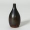 Black Stoneware Vase by Carl-Harry Stålhane for Rörstrand, 1950s, Image 1