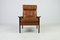 Fauteuil Mid-Century en Palissandre et en Cuir par Hans Olsen pour CS Mobelfabrik 4