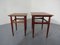 Tables Gigognes en Teck, Danemark, 1960s, Set de 2 15