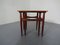 Tables Gigognes en Teck, Danemark, 1960s, Set de 2 18