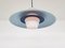 Glass & Metal Pendant Lamp by Louis Kalff for Philips, 1950s 8