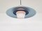 Glass & Metal Pendant Lamp by Louis Kalff for Philips, 1950s, Image 8