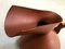 Large Studio Pottery Terracotta Jug Vase with Bamboo Handle, 1950s, Image 7