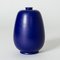 Blue Stoneware Vase by Eric & Inger Triller for Tobo, 1950s, Image 1