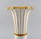 Vase en Forme de Trompette avec Décoration Dorée de Royal Copenhagen, 1950s 3