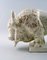 Bison Sculpture in Earthenware with White Glaze by Ovar Nilsson, 20th Century 4