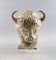 Bison Sculpture in Earthenware with White Glaze by Ovar Nilsson, 20th Century 3