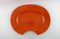 Very Large Figaro Shaving-Dish or Wall Plaque in Orange by Bjorn Wiinblad, 1961 3