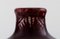 Ceramic Vase in Ox Blood Glaze by Jais Nielsen for Royal Copenhagen, 20th Century 7