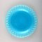 Plates in Turquoise Art Glass, 1950s, Set of 11 2