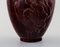 Ceramic Vase in Ox Blood Glaze by Jais Nielsen for Royal Copenhagen, 20th Century, Image 5