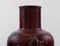 Ceramic Vase in Ox Blood Glaze by Jais Nielsen for Royal Copenhagen, 20th Century 4