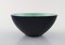 Black Metal and Mint Green Enamel Krenit Bowls by Herbert Krenchel, 1970s, Set of 6 4