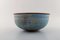 Large Bowl of Glazed Stoneware by Helle Alpass, 1960s 3