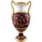 Large Vase in Purple with Handles in Gold from Bing & Grondahl, 1888, Image 1