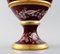 Large Vase in Purple with Handles in Gold from Bing & Grondahl, 1888 3