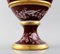 Large Vase in Purple with Handles in Gold from Bing & Grondahl, 1888, Image 3