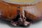 Glasierte Keramik Schale in Brauntönen von Arne Bang, 1940er 6