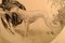 Dos damas y un perro de Charles Dana Gibson, años 30, Imagen 5