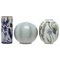 Ceramic Vases by Carl-Harry Stålhane for Rörstrand & Designhuset, Set of 3 1