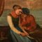 Romantic Scenery Young Couple Oil on Canvas, 19th Century, Image 3