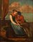 Romantic Scenery Junges Paar Öl auf Leinwand, 19. Jahrhundert 2