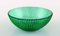 Swedish Green Art Glass Bowls by Arthur Percy for Nybr, 20th Century, Set of 3 5