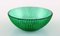 Swedish Green Art Glass Bowls by Arthur Percy for Nybr, 20th Century, Set of 3, Image 5